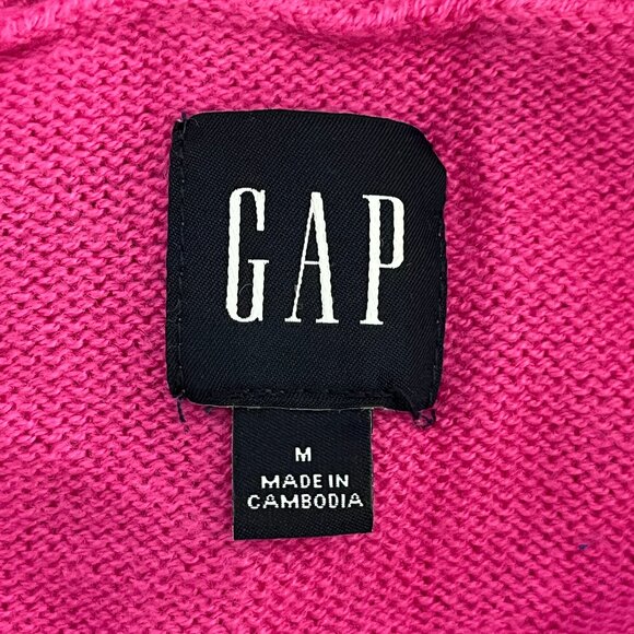 Gap crew neck cropped pink sweater, size M - Picture 4 of 4